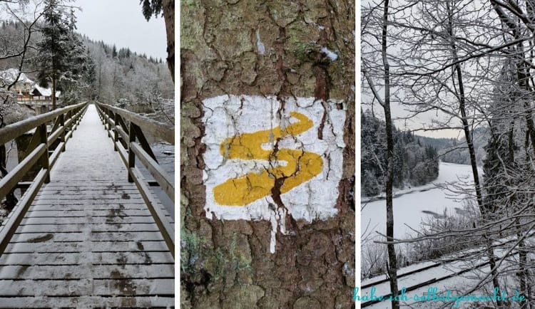 Winterwandern Goldsteig - Erster Tag