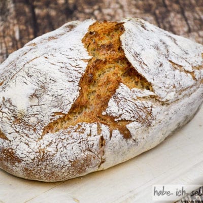 Brot selber backen - Rezept für ein Weizenbrot