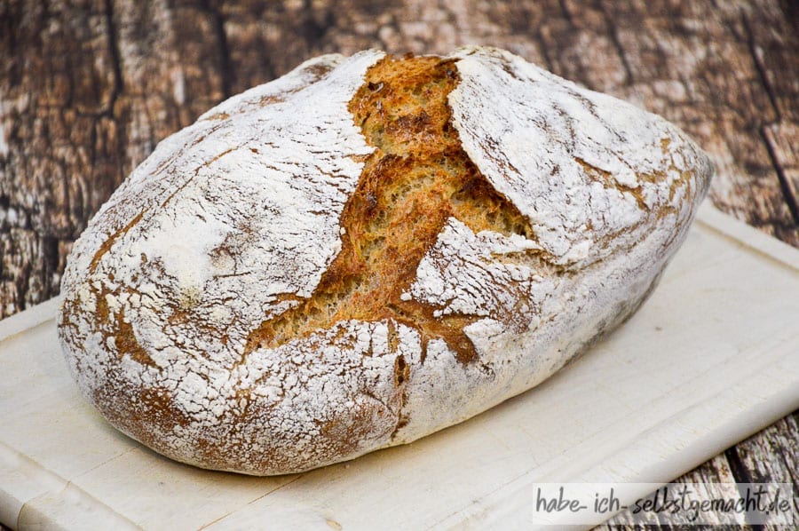 Brot selber backen - Rezept für ein Weizenbrot