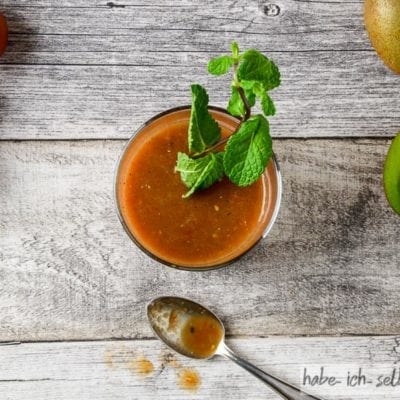 Saft #6 – Aromatischer Kiwi Tomate Minze Saft