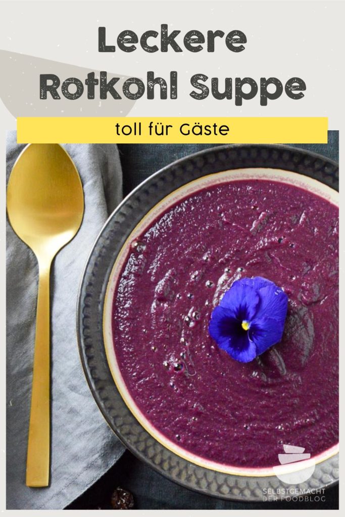 Rotkohl-Suppe