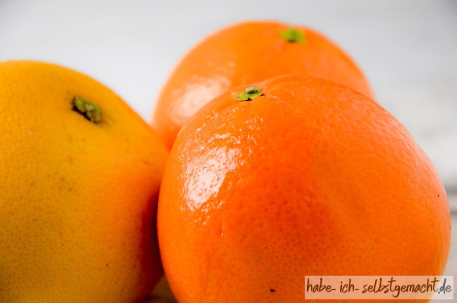 Orange und Grapefruit