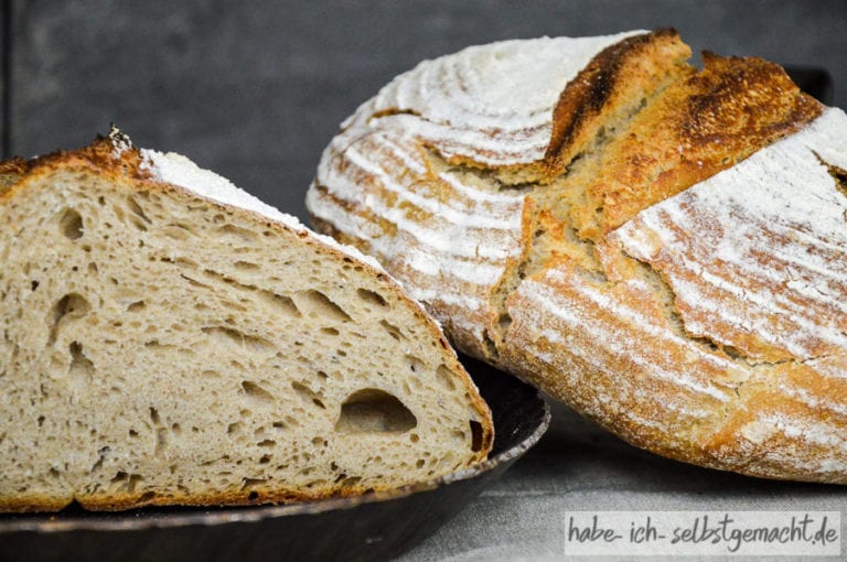 Brot #27 – Weizen Roggen Sauerteig Mischbrot (Weizenmischbrot)