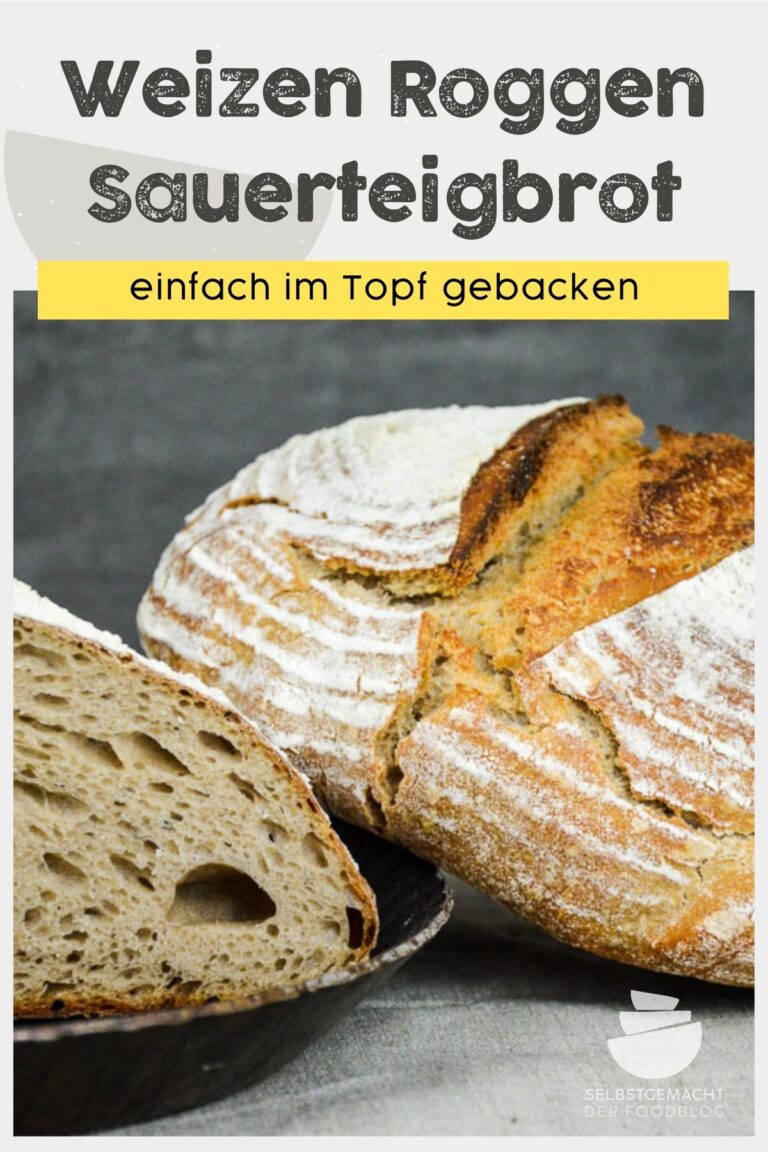 Brot #27 - Weizen Roggen Sauerteig Mischbrot (Weizenmischbrot ...
