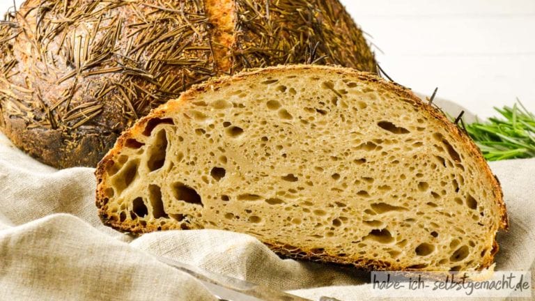 Brot #30 – Mediterranes Rosmarin Sauerteig Brot