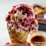 Himbeer-Cheesecake Eis