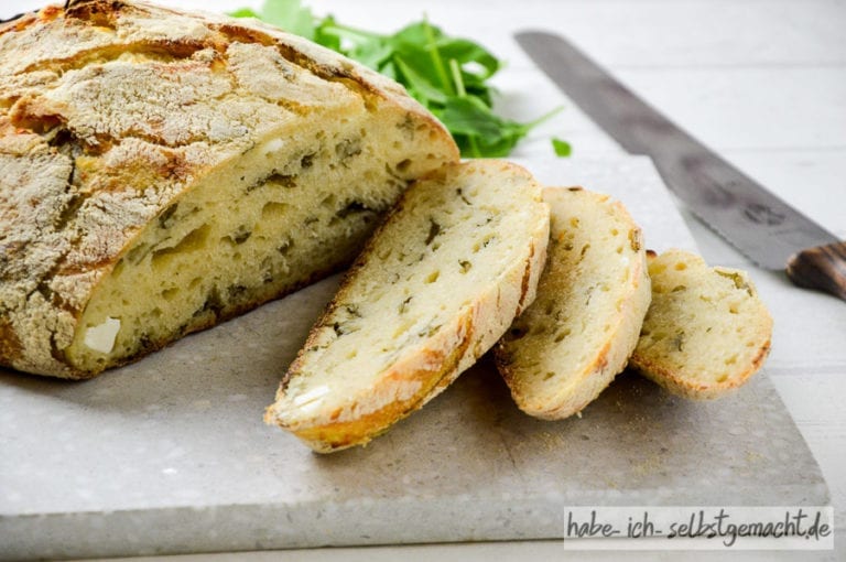 Brot #39 – Italienisches Brot mit Rucola und Feta