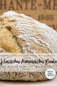 Klassisches französisches Boule Brot Rezept
