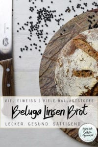 Schwarzes Beluga Linsen Brot Rezept