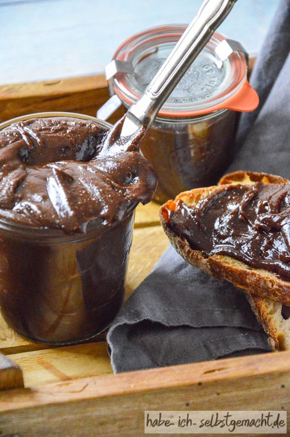 Selbstgemachtes Nutella