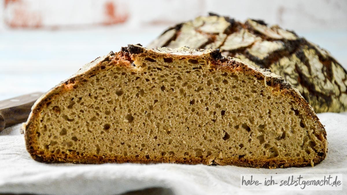 Brot #44 - Helles Roggen Sauerteigbrot - Selbstgemacht - Der Foodblog