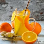 Frischer Ingwer-Orangen Tee