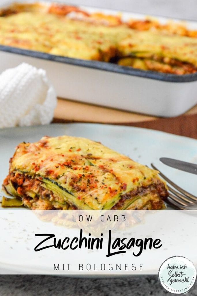 Low Carb Zucchini Lasagne