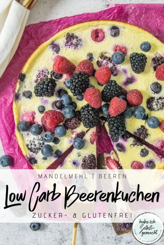 Low Carb Beerenkuchen