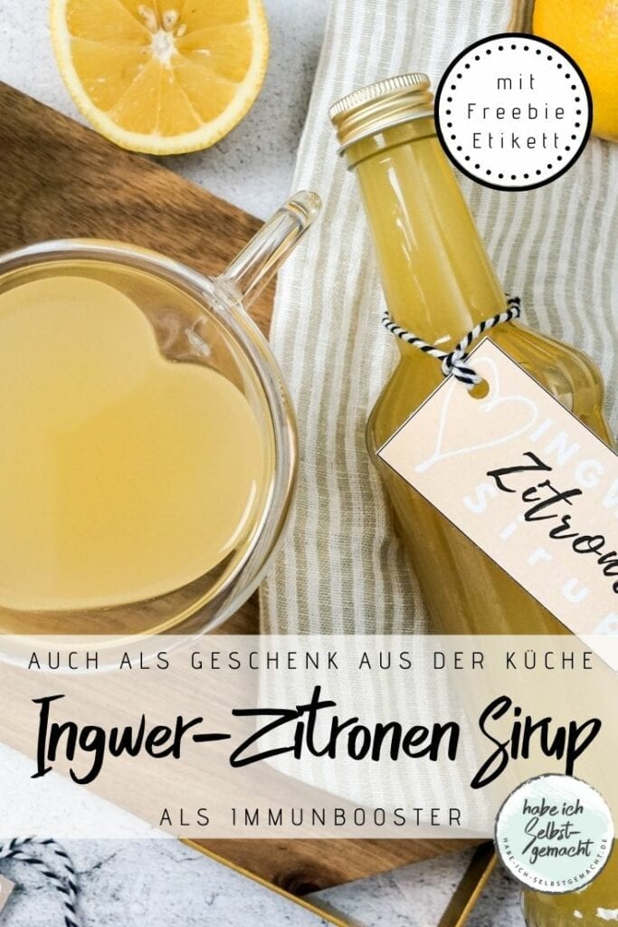 Ingwer-Zitronen Sirup