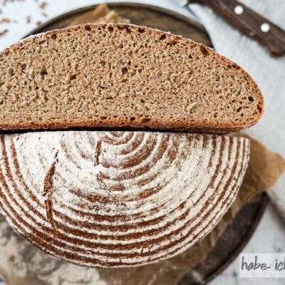 Brot #36 – Dinkel Roggen Krustenbrot ohne Sauerteig