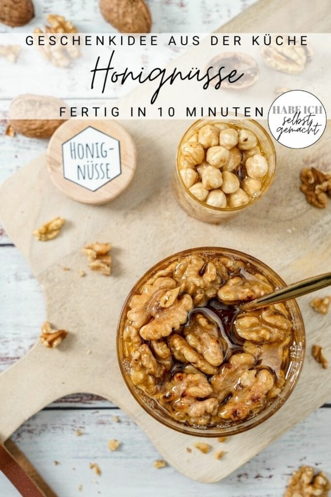 Nüsse in Honig (Honignüsse) - Geschenkidee