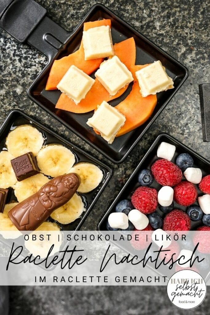 Raclette Nachtisch Pinterest Flyer