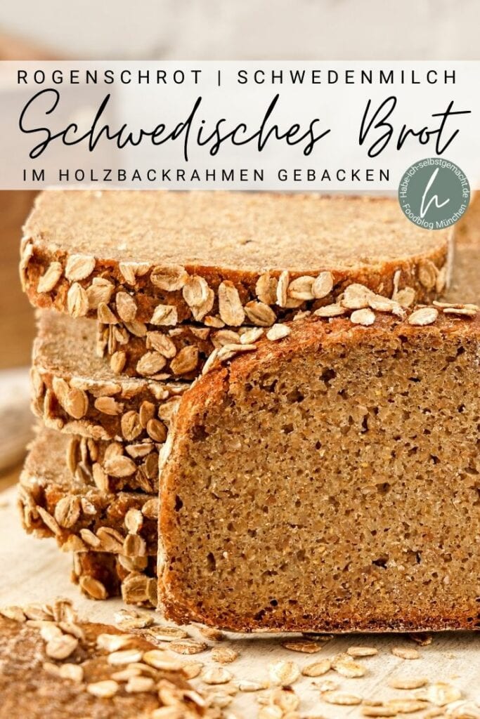 Schwedisches Brot (Schonenbrot) Pinterest Flyer