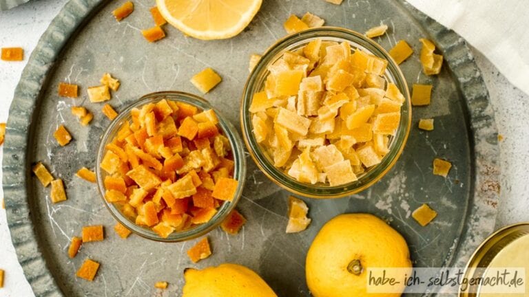 Orangeat und Zitronat selber machen