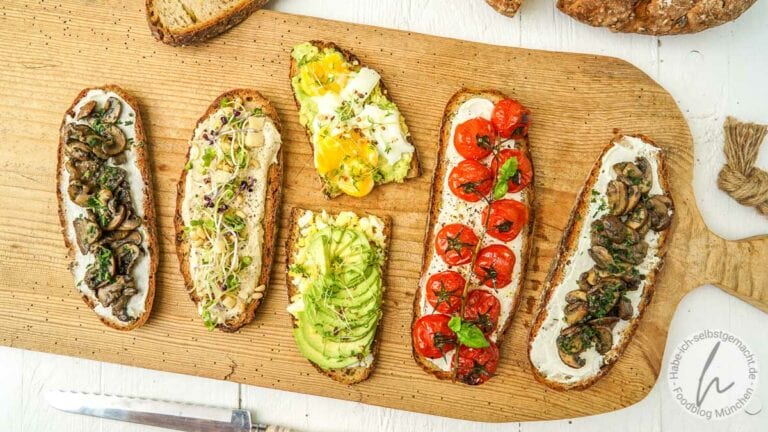 5 kreative vegane und vegetarische Brotbeläge