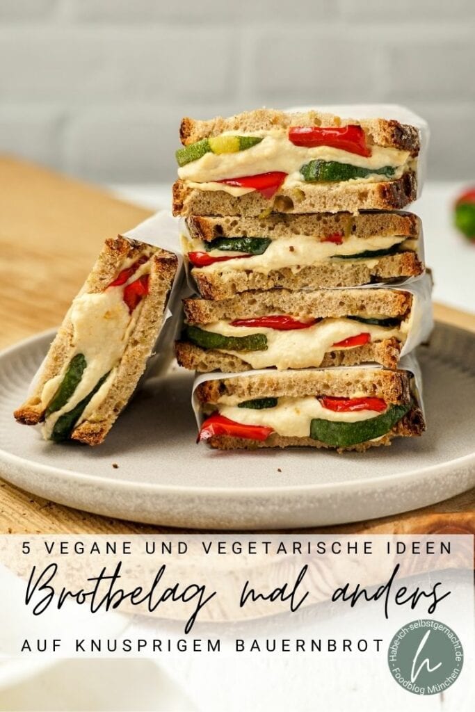5 vegane und vegetarische Brotbelag Ideen
