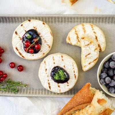Camembert vom Grill