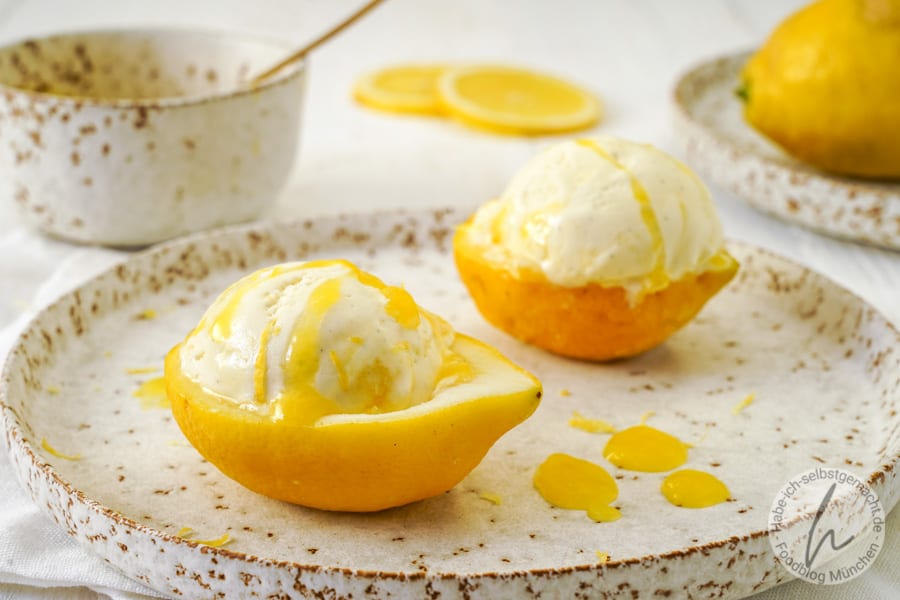 Buttermilch-Zitronen-Eis