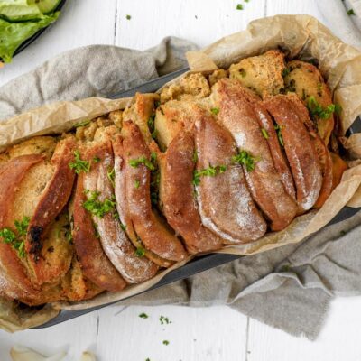 Brot #101 – Kräuter Faltenbrot (Zupfbrot)