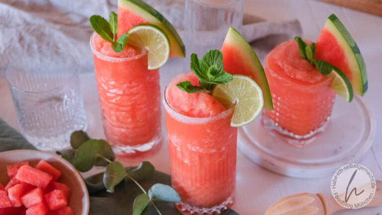 Wassermelonen Cocktail als Slush