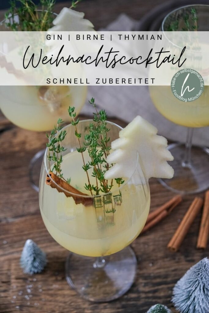 Weihnachtscocktail (Winter Gin Tonic)