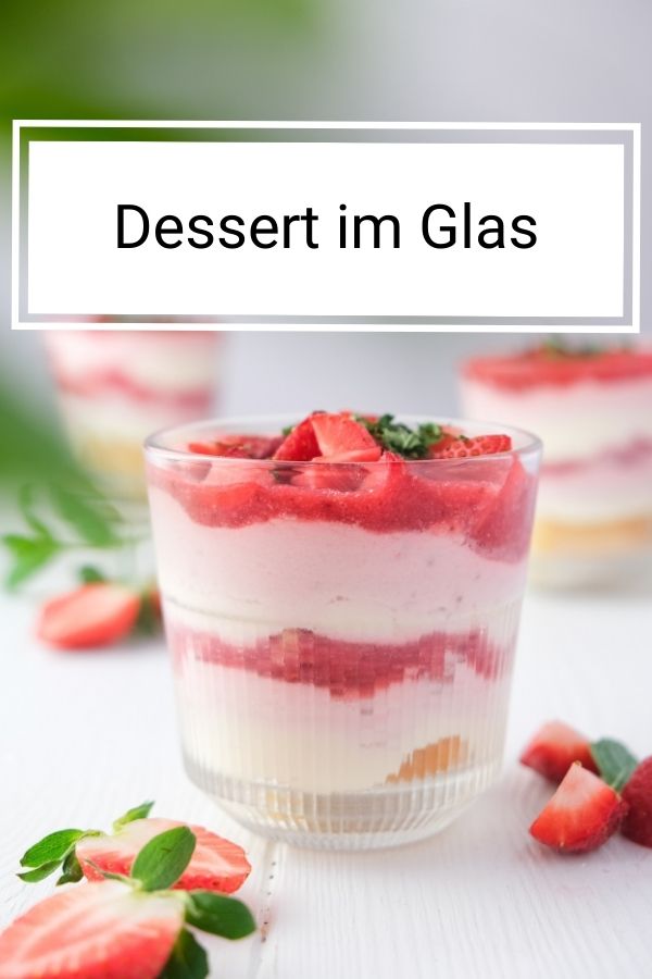 Rezepte für Desserts im Glas