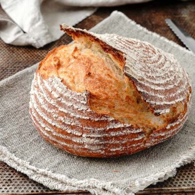 Brot #108 – Dinkel Boule (rundes Brot)
