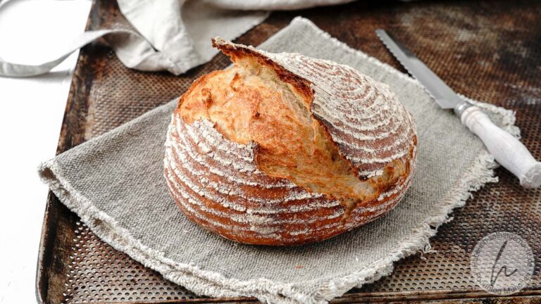 Brot #108 – Dinkel Boule (rundes Brot)