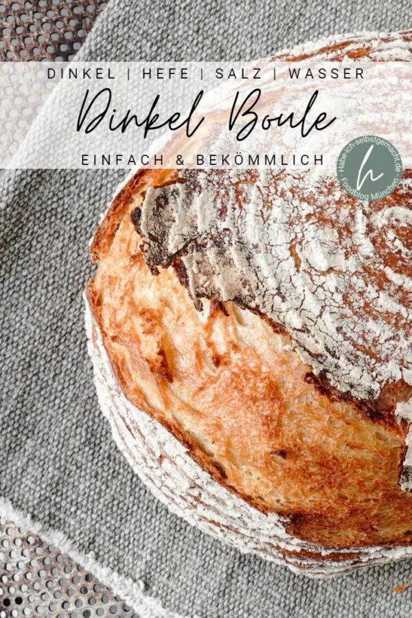 Dinkel Boule Brot