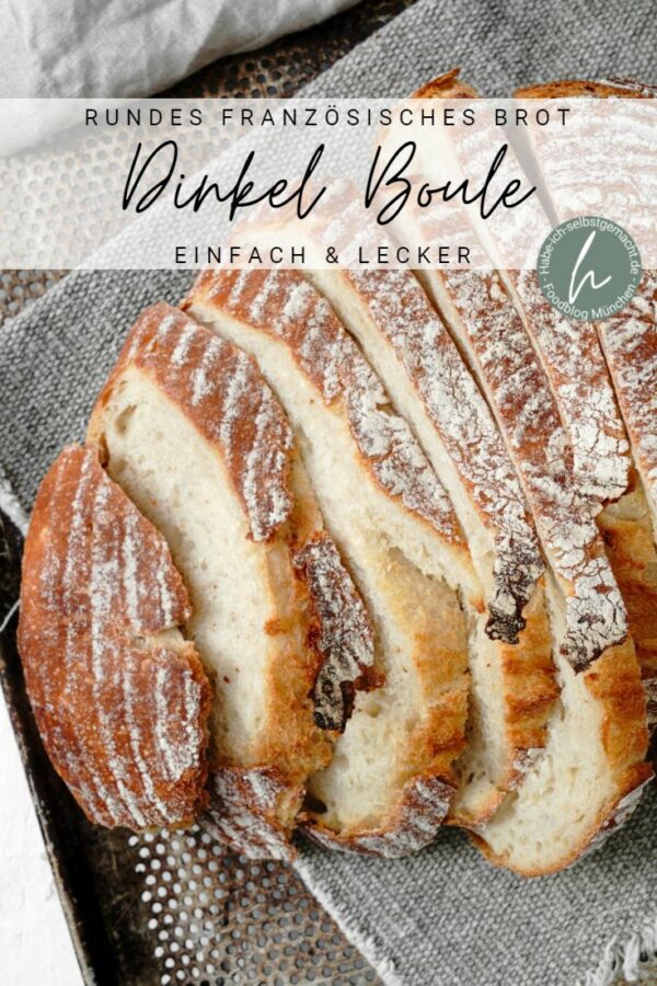 Dinkel Boule (rundes Brot)