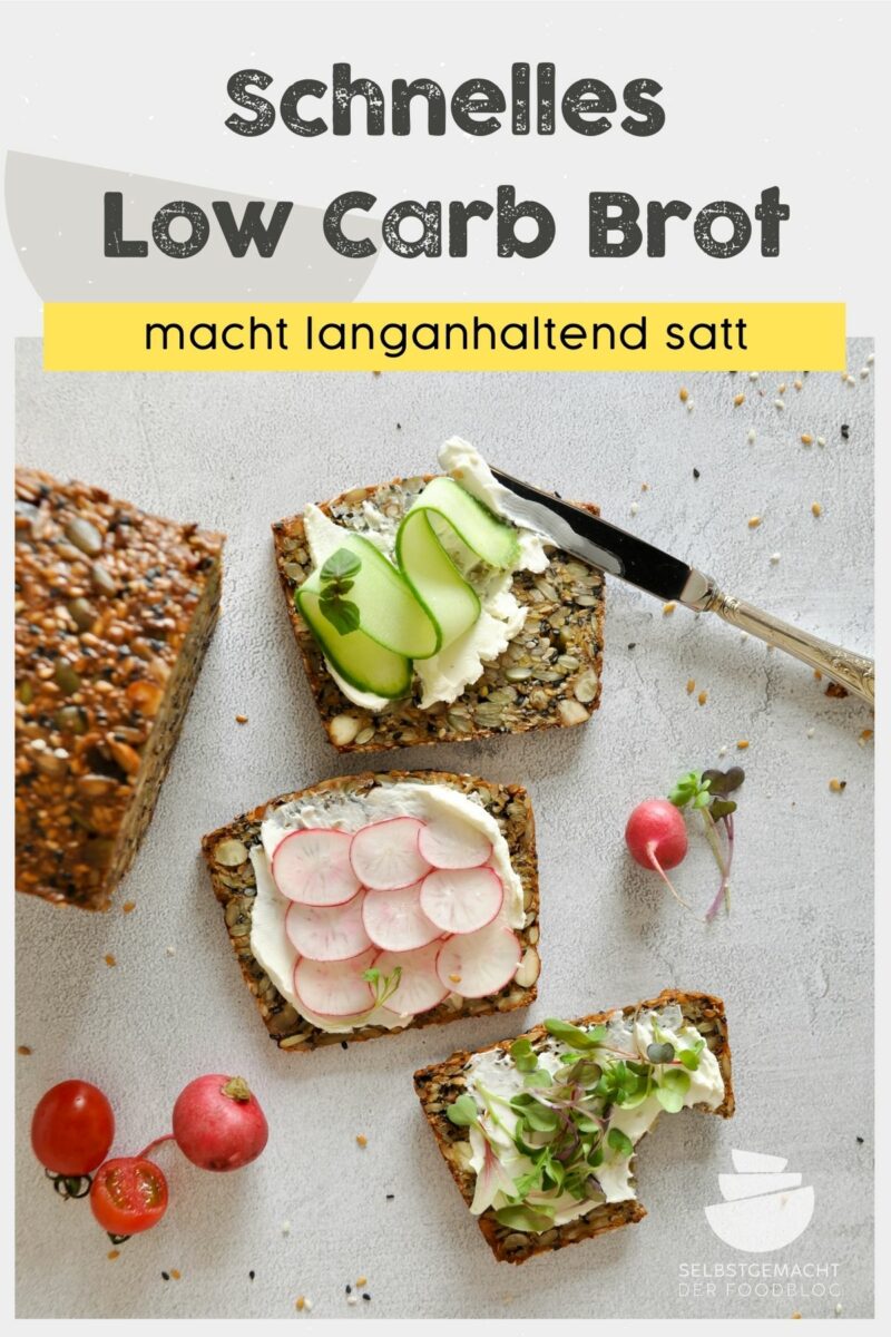 Low Carb Brot Rezept Pinterest Flyer