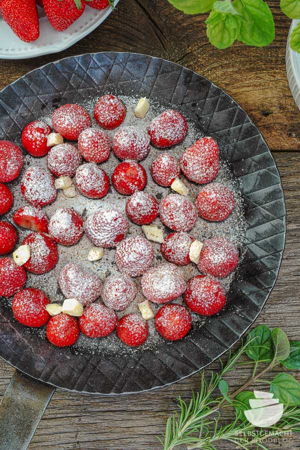 Erdbeeren mit Vanille