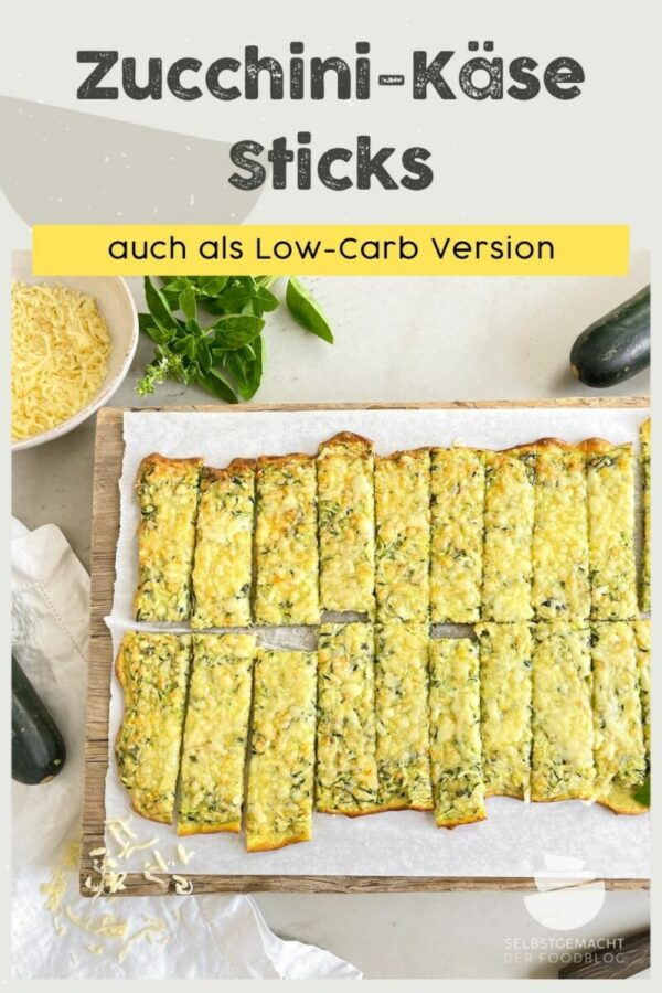 Zucchini Käse Sticks