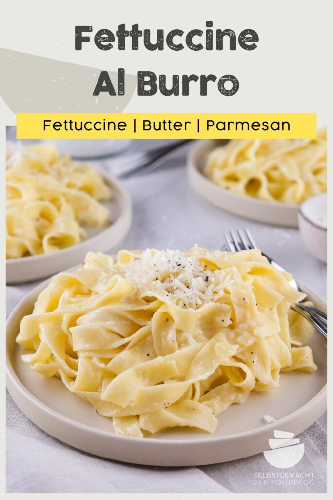 Fettuccine Alfredo - Pasta mit Butter