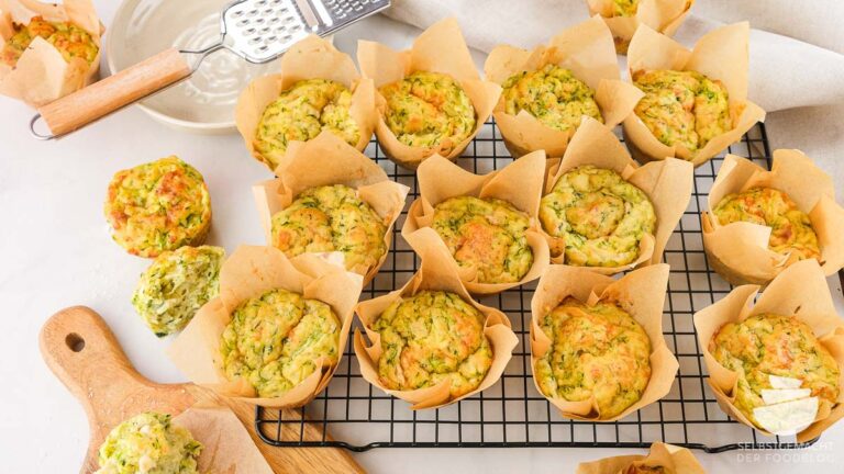 Herzhafte Muffins mit Zucchini (Gemüse Muffins)