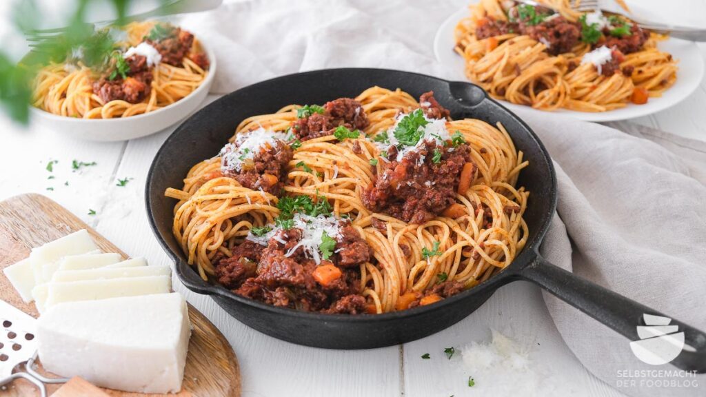 Spaghetti Bolognese (Hackfleischsoße)