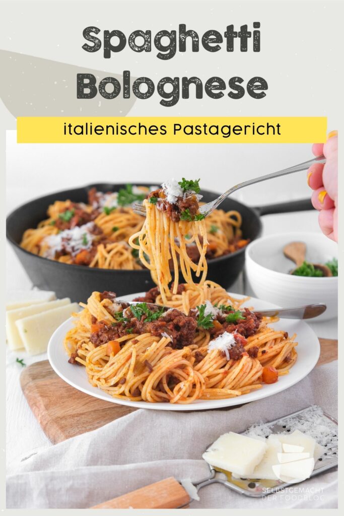 Spaghetti Bolognese Pinterest Flyer