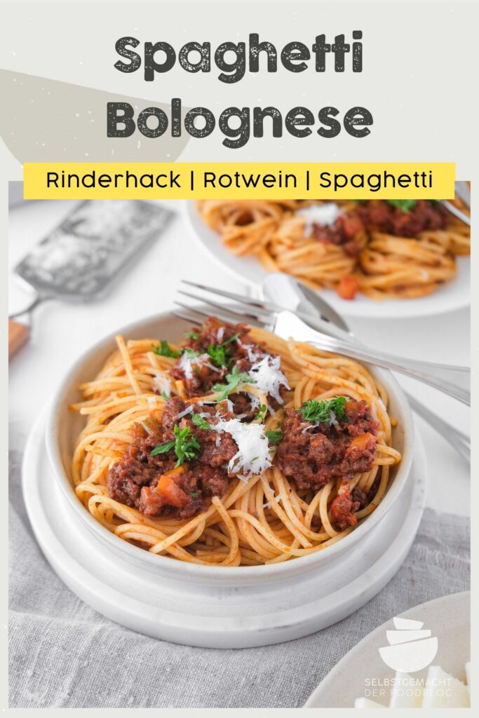 Spaghetti Bolognese Pinterest Flyer