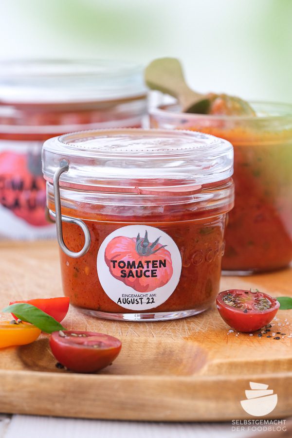 Tomatensauce (selbstgemachte Tomatensoße)