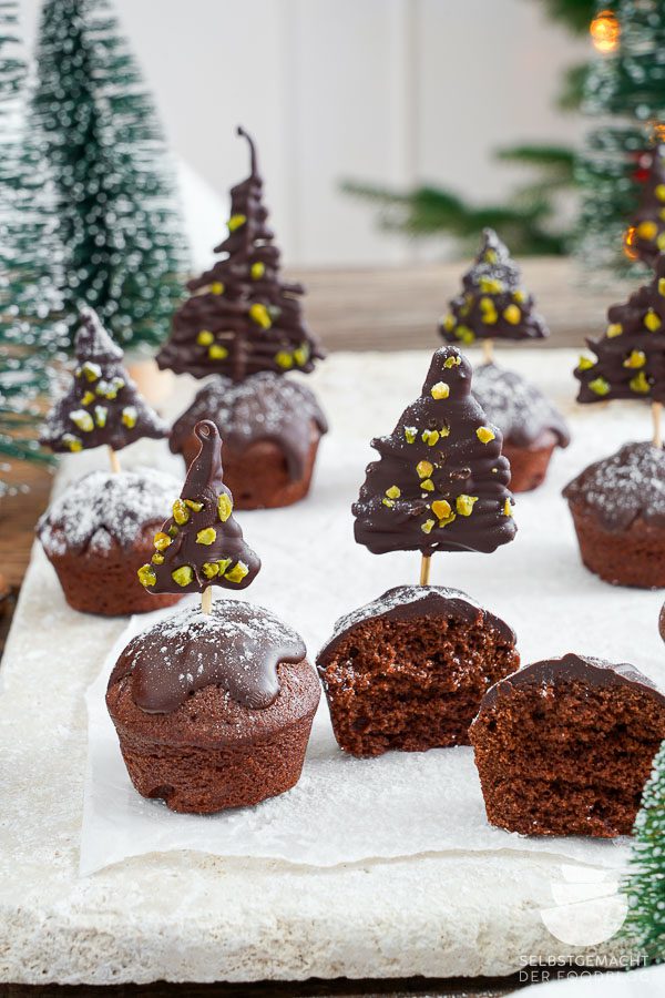 Weihnachtliche Muffins mit Spekulatius