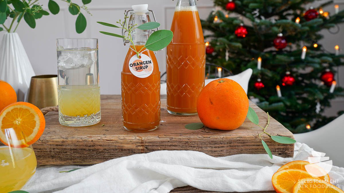 Orangensirup selber machen