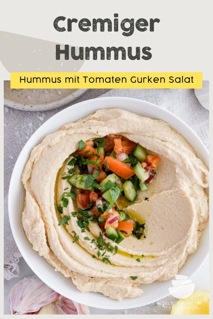 Hummus als Mezze oder Gemüse Dip