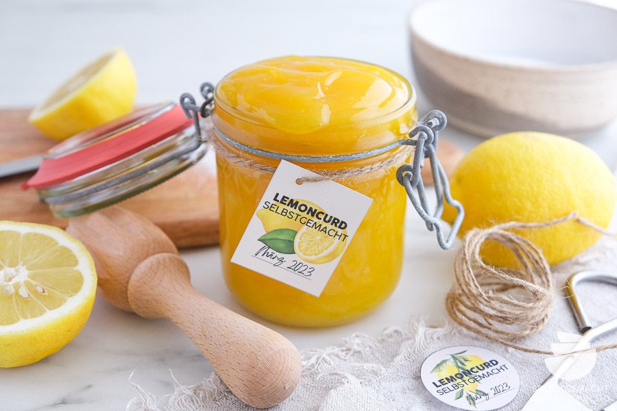 Geschenkidee Zitronencreme (Lemon Curd)