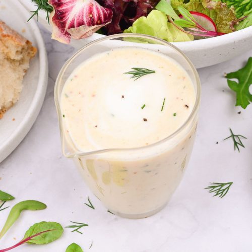 Leichtes Joghurt Dressing für Salat